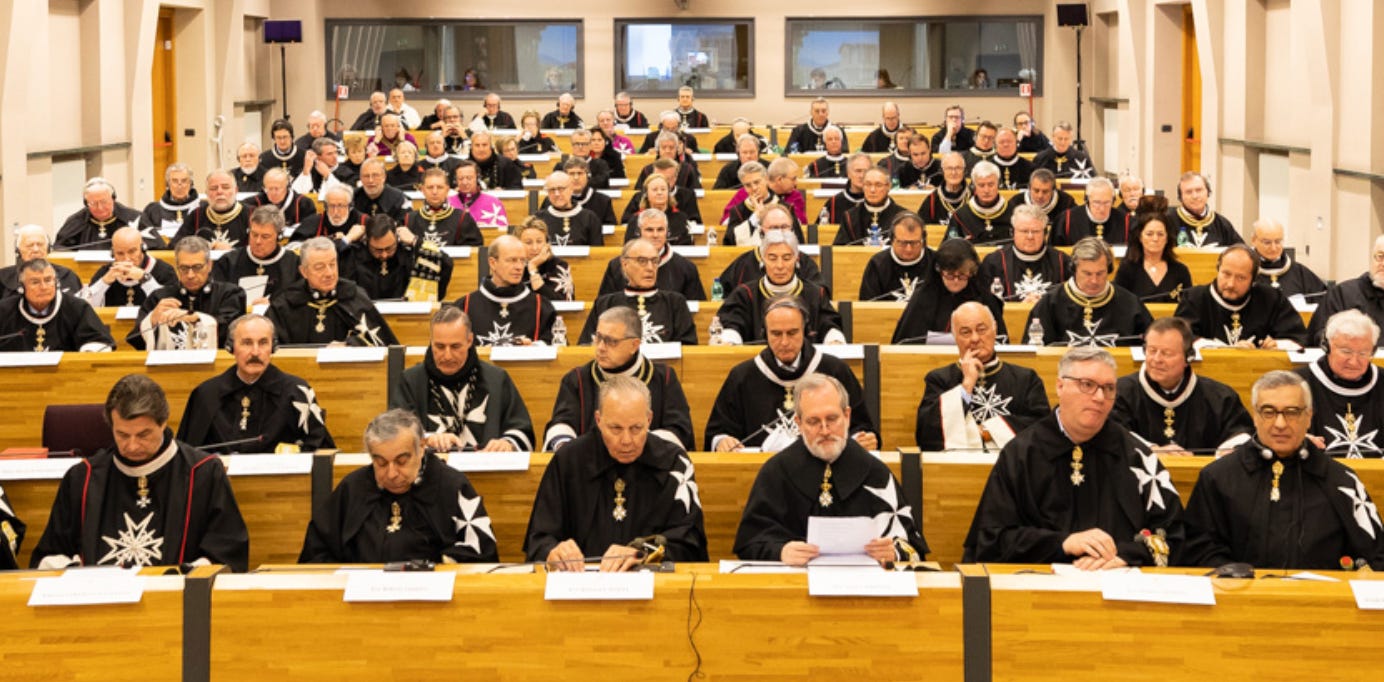 Order in the Order: Knights of Malta meet Francis after chapter general Order in the Order: Knights of Malta meet Francis after chapter general