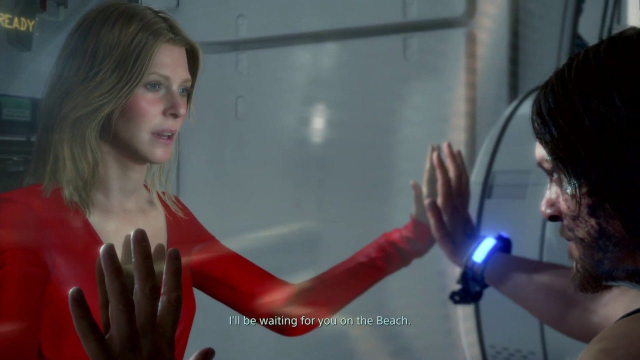 DEATH STRANDING - Amelie Is Waiting At The Beach - YouTube