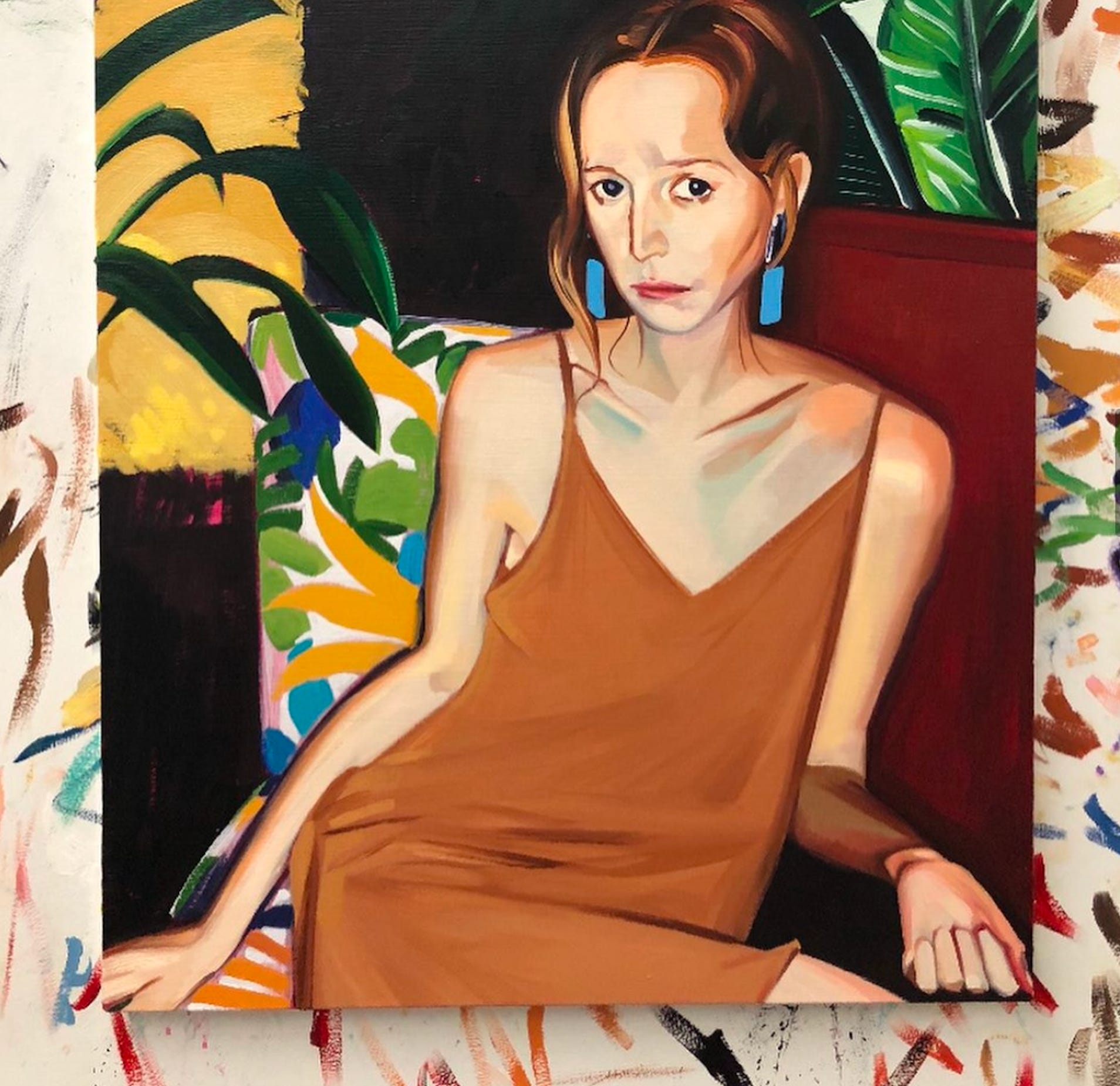 What David Salle got his wife for Christmas