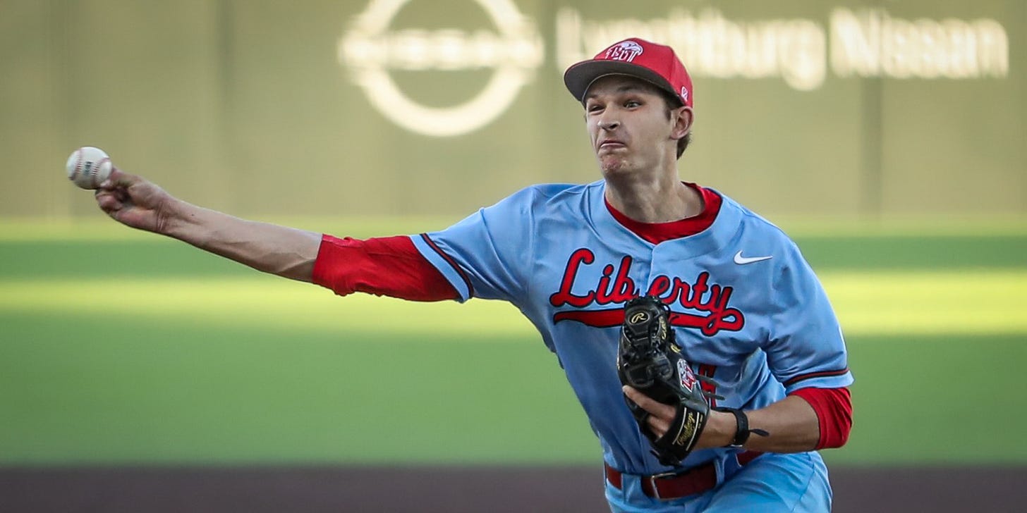 Focused on the big picture, Blair helps Liberty back to its winning ways • D1Baseball Focused on the big picture, Blair helps Liberty back to its winning ways • D1Baseball