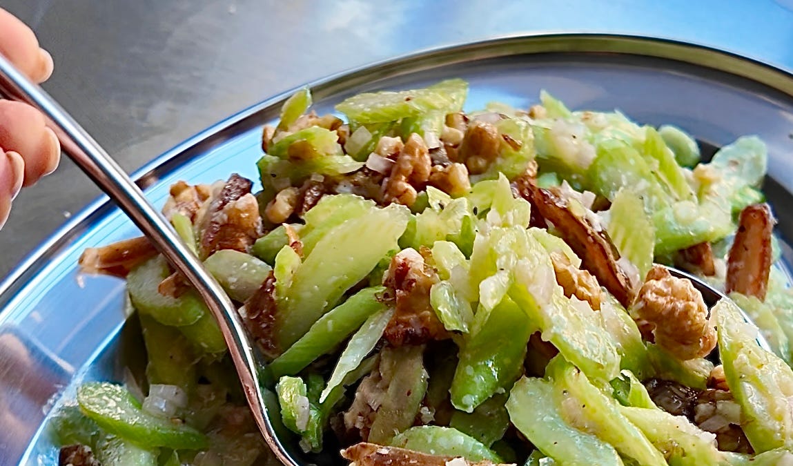 The Viral Celery Salad + A Warm Welcome! 