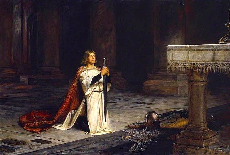 The Vigil, 1884 - John Pettie - WikiArt.org