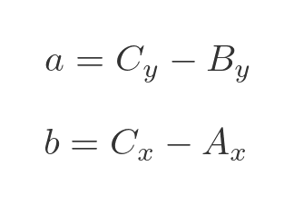 Distance between two points