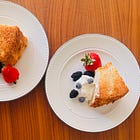 Angel Food Cake with Strawberries & Whipped Cream