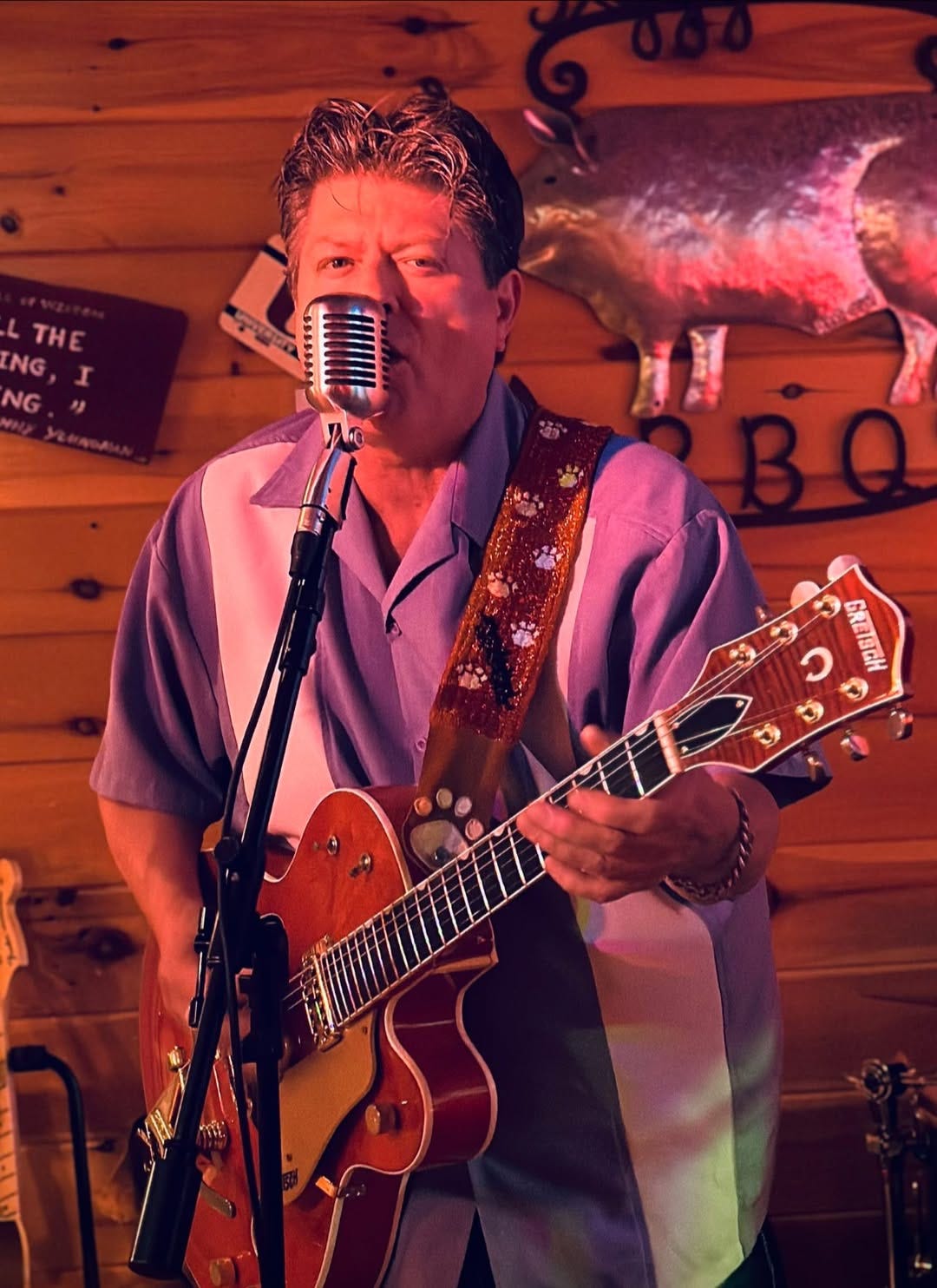 May be an image of guitar