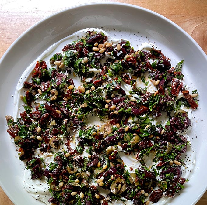 A Crushed Olive Dip to Make All Summer Long