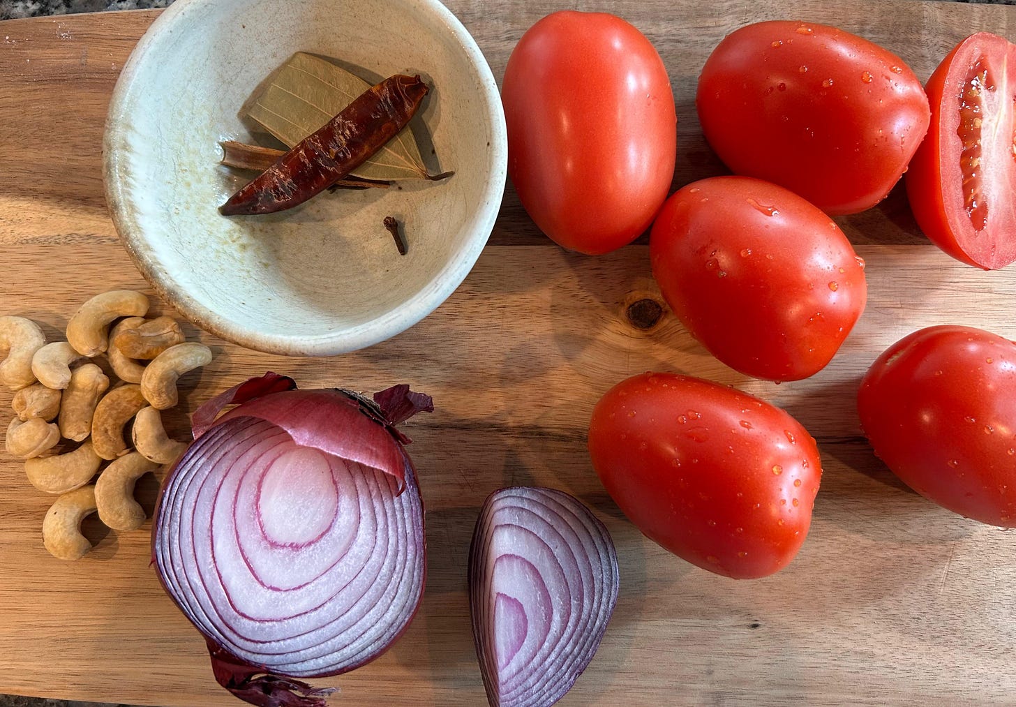 Ingredients for Makhani sauce