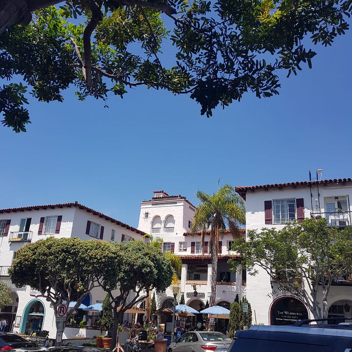 San Clemente town and pier