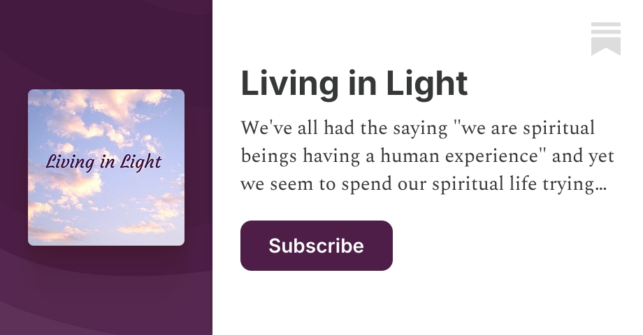 Living in Light | Caitlin Grace | Substack