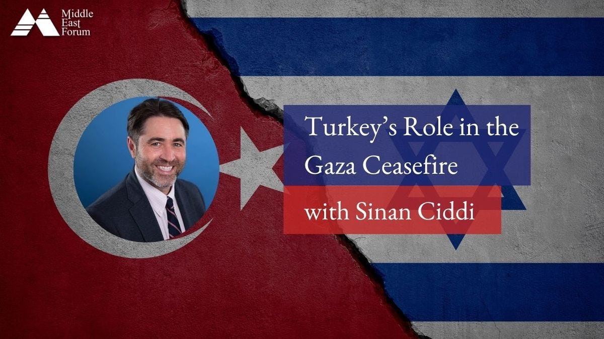 Sinan Ciddi sobre o papel da Turquia no cessar-fogo em Gaza