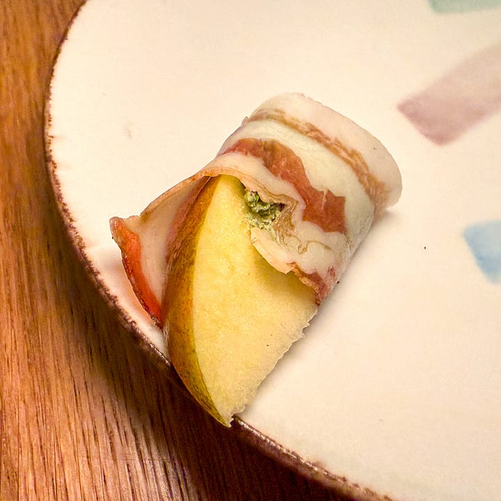 Amuse bouches at Cypsèle restaurant in Paris