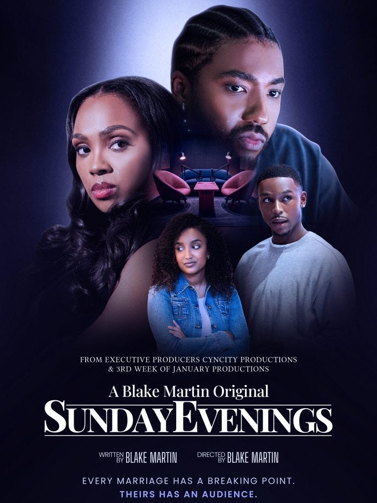 A Blake Martin Original - Sunday Evenings - poster A Blake Martin Original - Sunday Evenings - poster