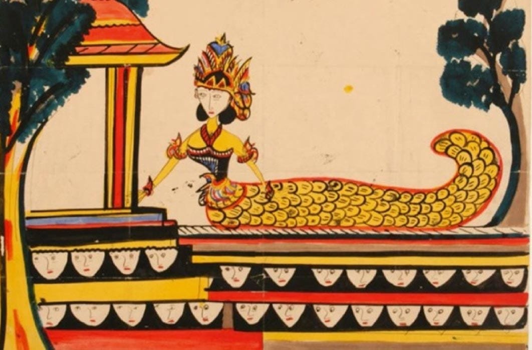 Depiction of Nyi Blorong ( circa 1879) Tropenmuseum (Public Domain) Depiction of Nyi Blorong ( circa 1879) Tropenmuseum (Public Domain)