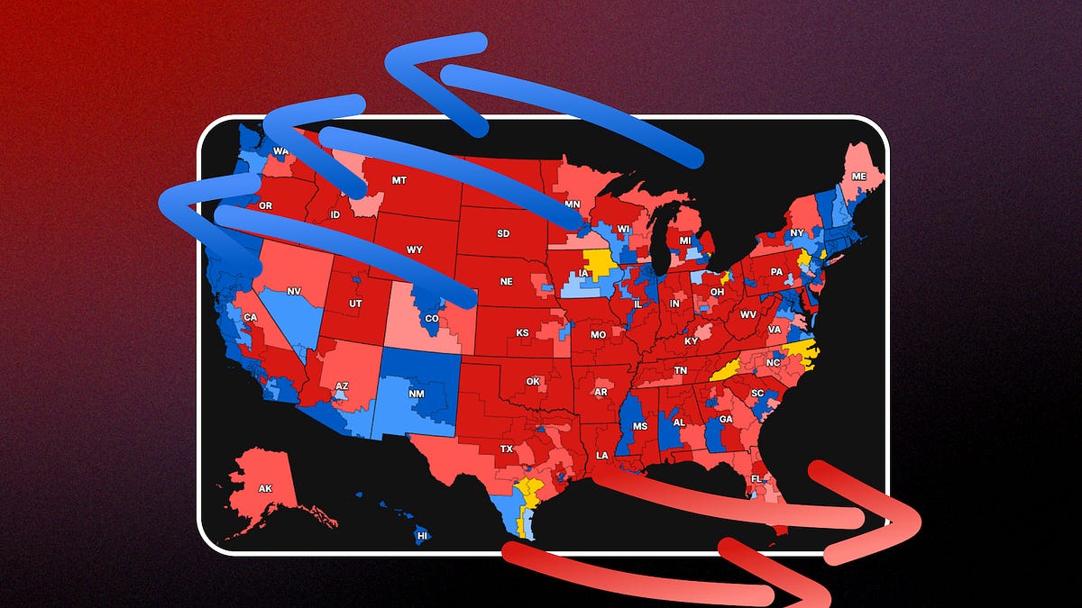 🔵 🔴 Democrats’ would-be House majority depends on Trump-won districts