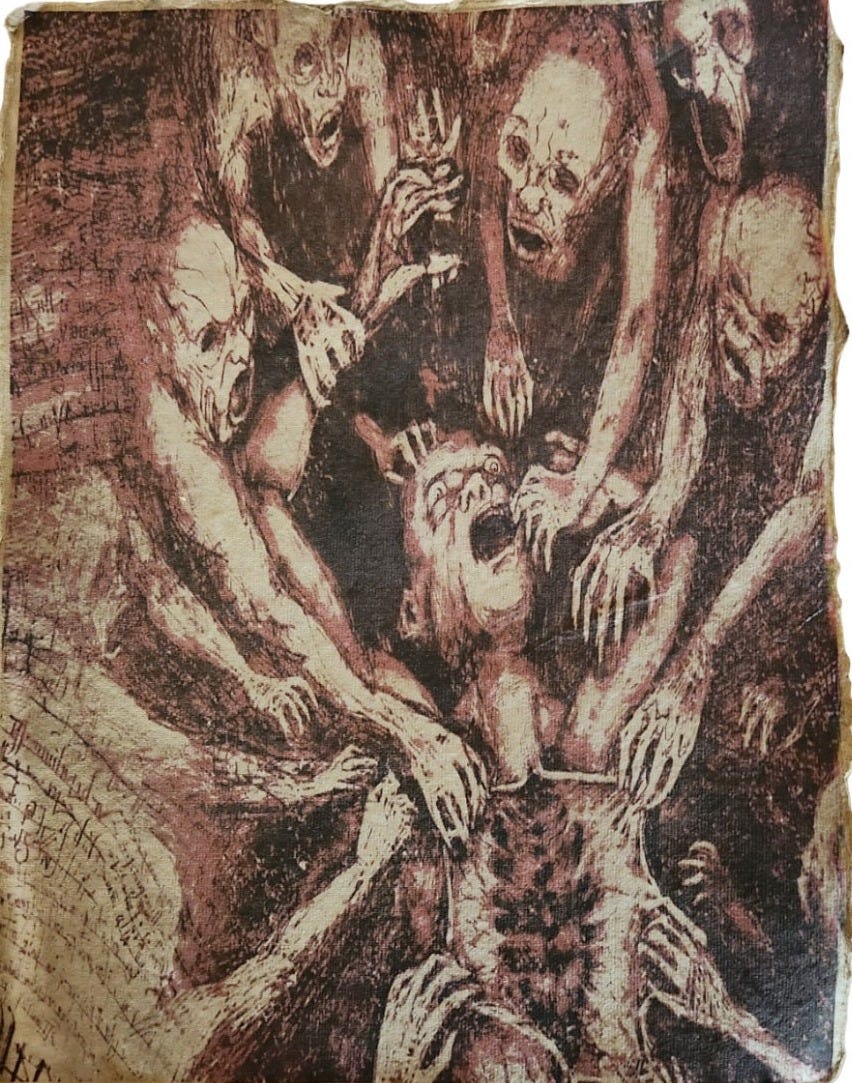 Evil Dead Rise, Necronomicon, Book of the Dead Aged Printed Book Pages,  Halloween Prop - Etsy UK