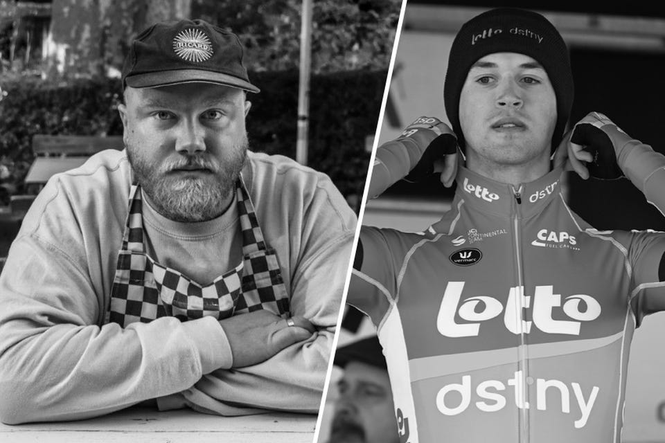 Manus De Decker was a chef at Café Kamiel in Antwerp. Right: Tijl De Decker. , gtg