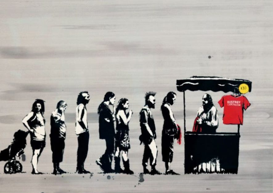 Festival (Destroy Capitalism) by Banksy for Sale | Guy Hepner NYC Festival (Destroy Capitalism) by Banksy for Sale | Guy Hepner NYC
