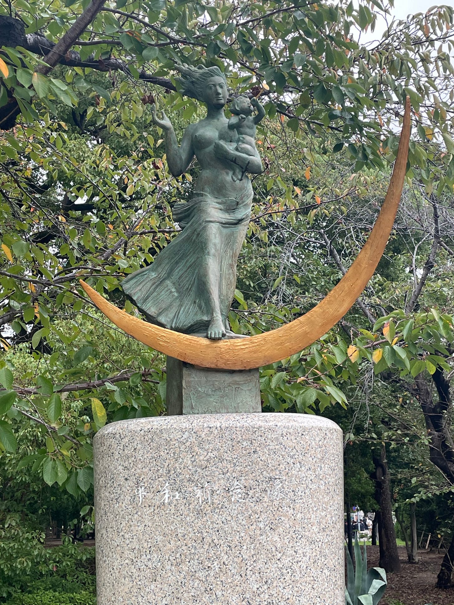 Statue of a Prayer for Peace