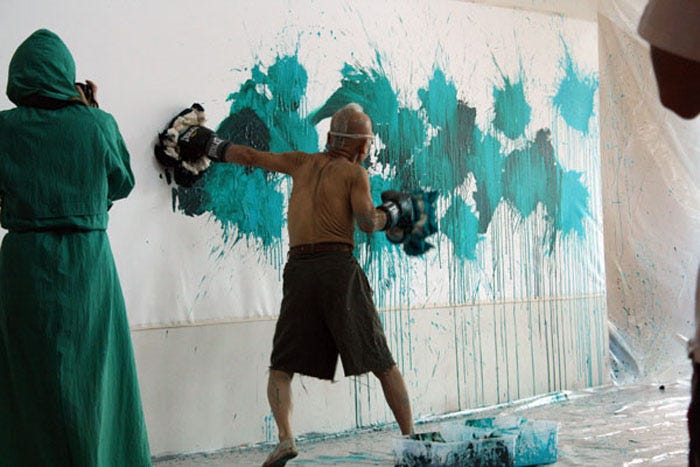 Japanese Artist Showcases “Boxing Painting” at Dorsky – The Little Rebellion