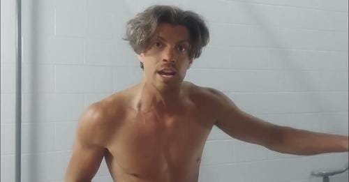 Breaux Keller reacts to the attack from Tarzan Duran