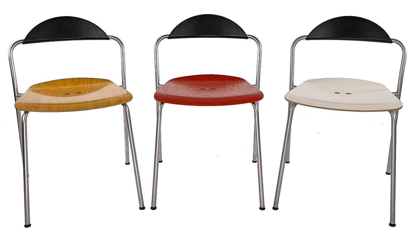Vico Magistretti for Fritz Hansen "Solo" Chairs