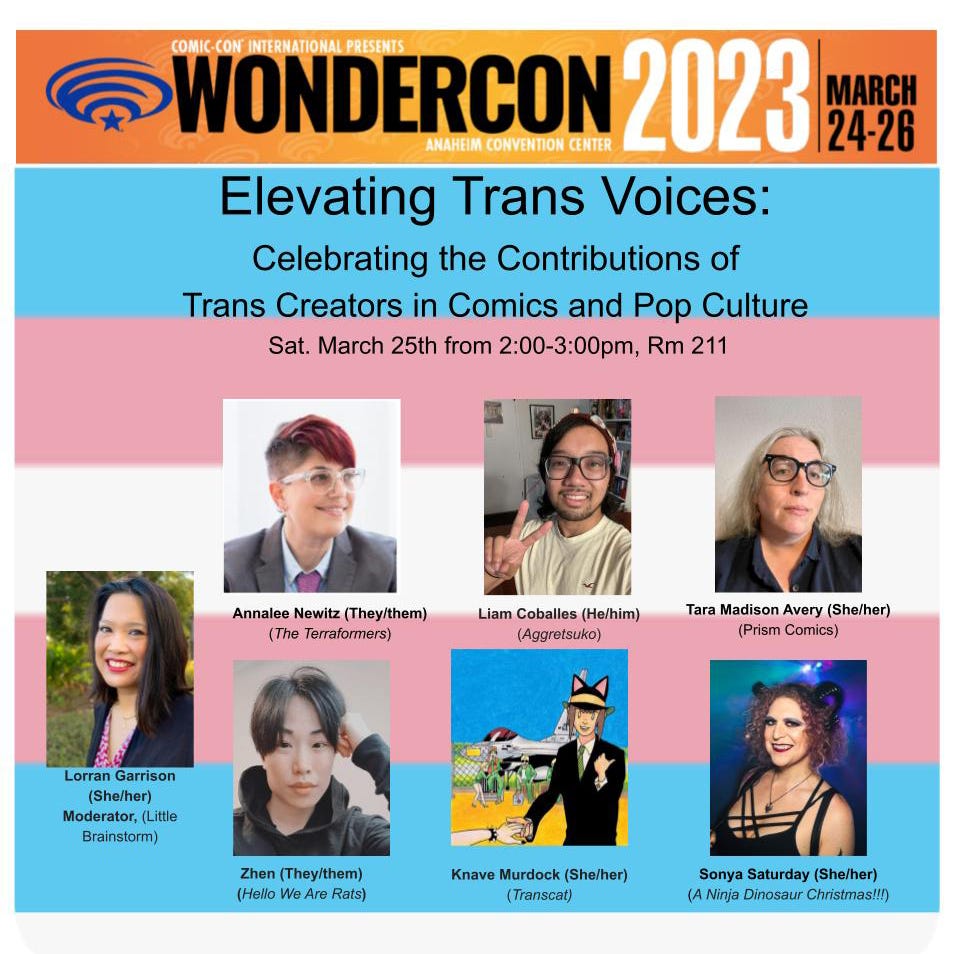 Elevating Trans Voices panel flyer