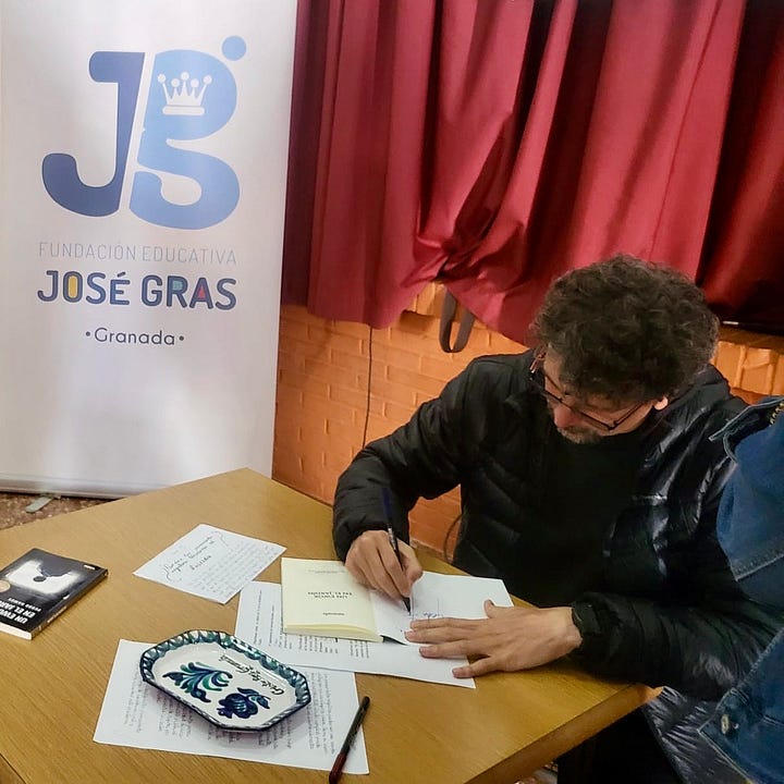 Pedro Ramos en el CES Cristo Rey de Granada