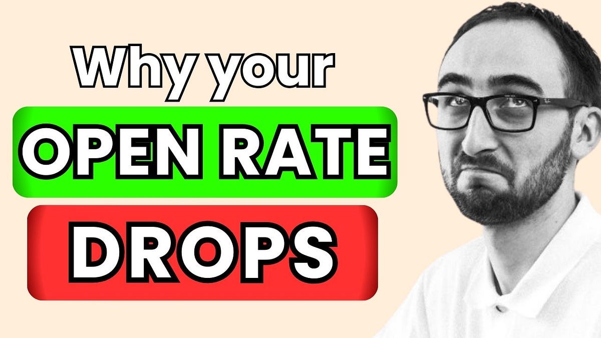 Small Rate Drop The Radical #1 Reason Your Open Rate Drops (and What To Do About It)