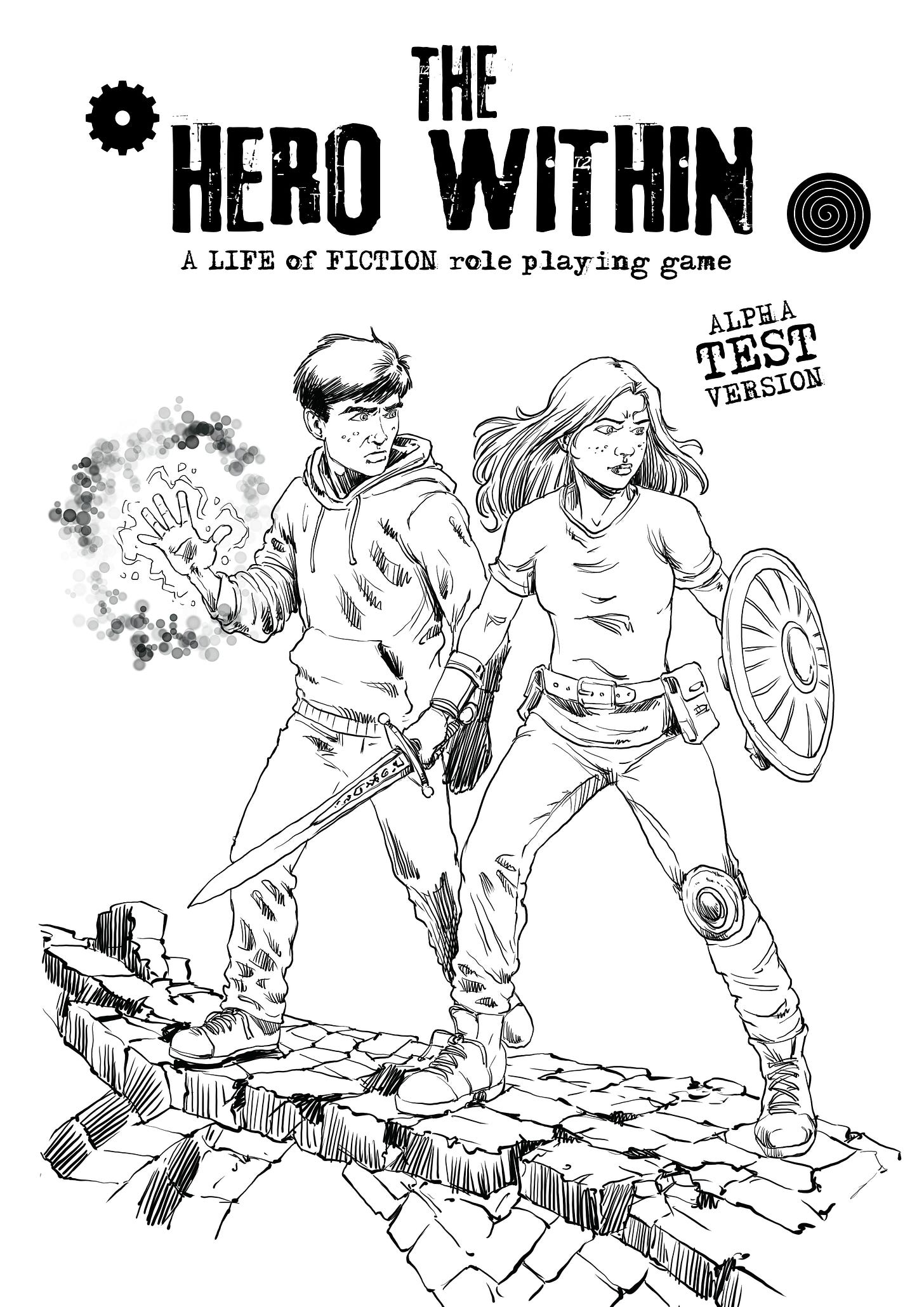 The Hero Within Alpha cover The Hero Within Alpha cover