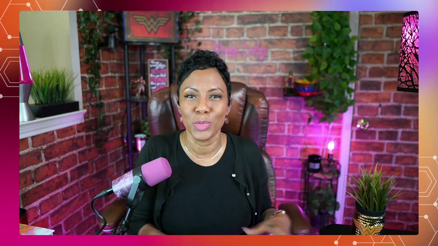 Tanya excitedly mentioning the September launch for a new 24/7 channel