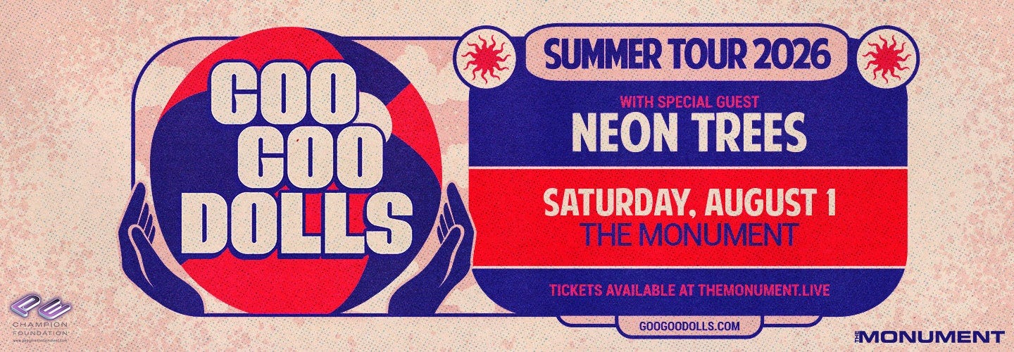 Goo Goo Dolls - Summer Tour 2026 Goo Goo Dolls - Summer Tour 2026