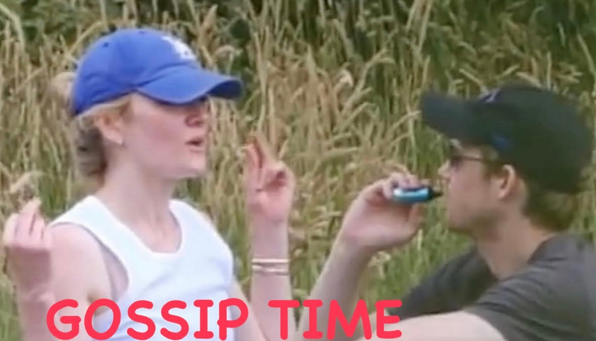Taylor Swift's exes make out in fields
