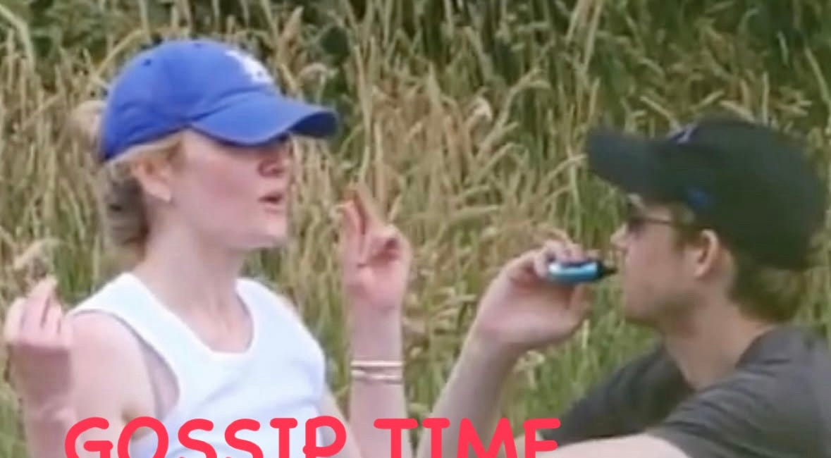 Taylor Swift's exes make out in fields