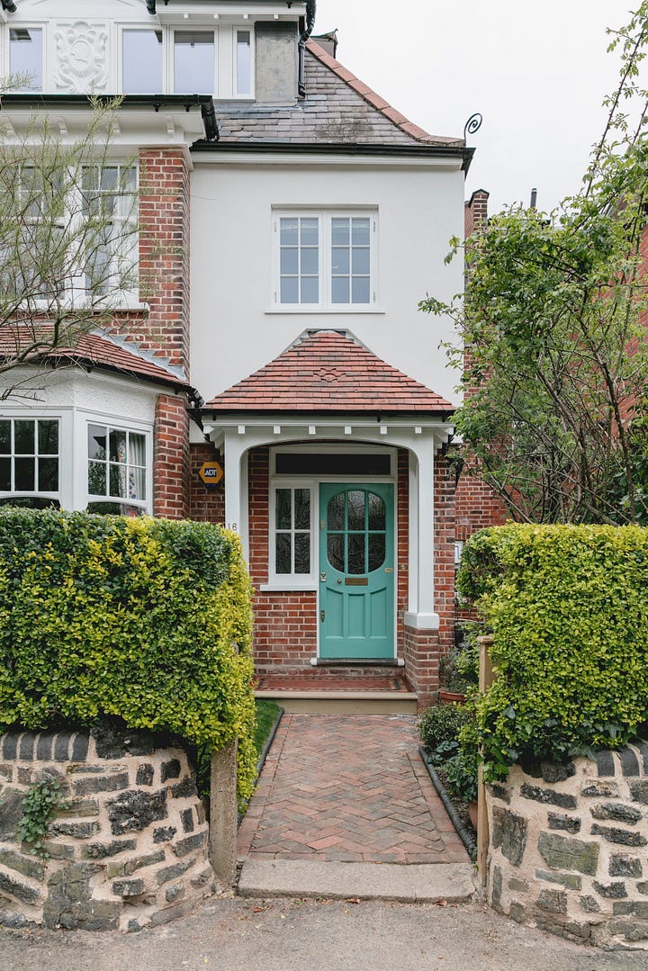 front door, paint colours, arts and crafts house, wallpaper