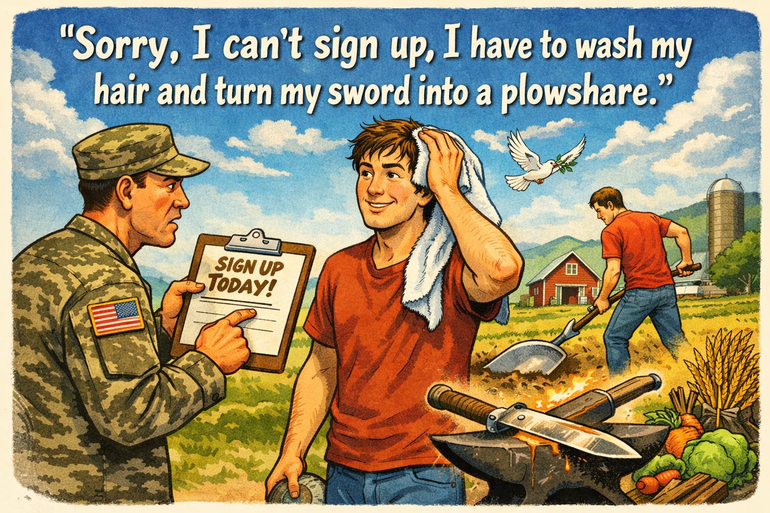 When You Enlist, You Place Your Conscience at Risk — And Jesus Never Asked Anyone To Do That