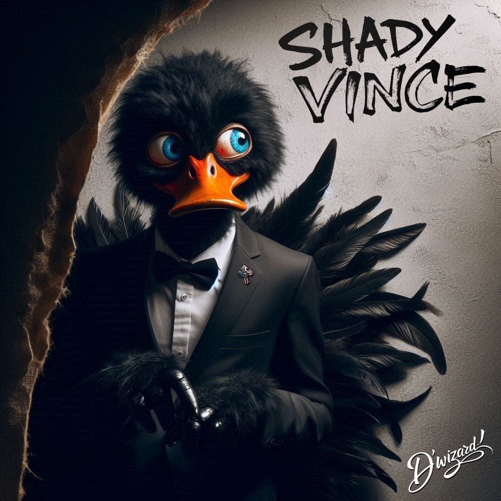 UNIMERICAN’S MYSTERIOUS VICE PRESIDENT SHADY VINCE