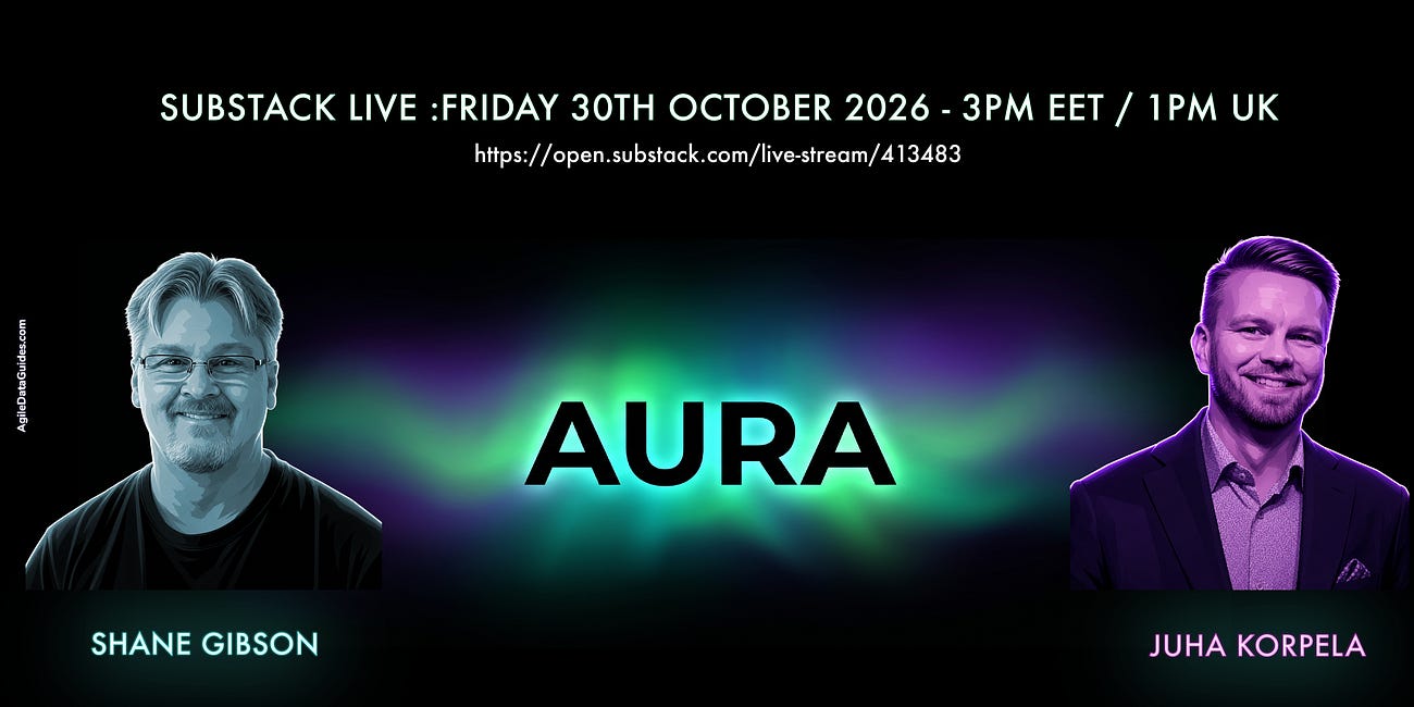 AURA - Juha Korpela - Friday, 30th October 2026 - 3PM EET / 1PM UK