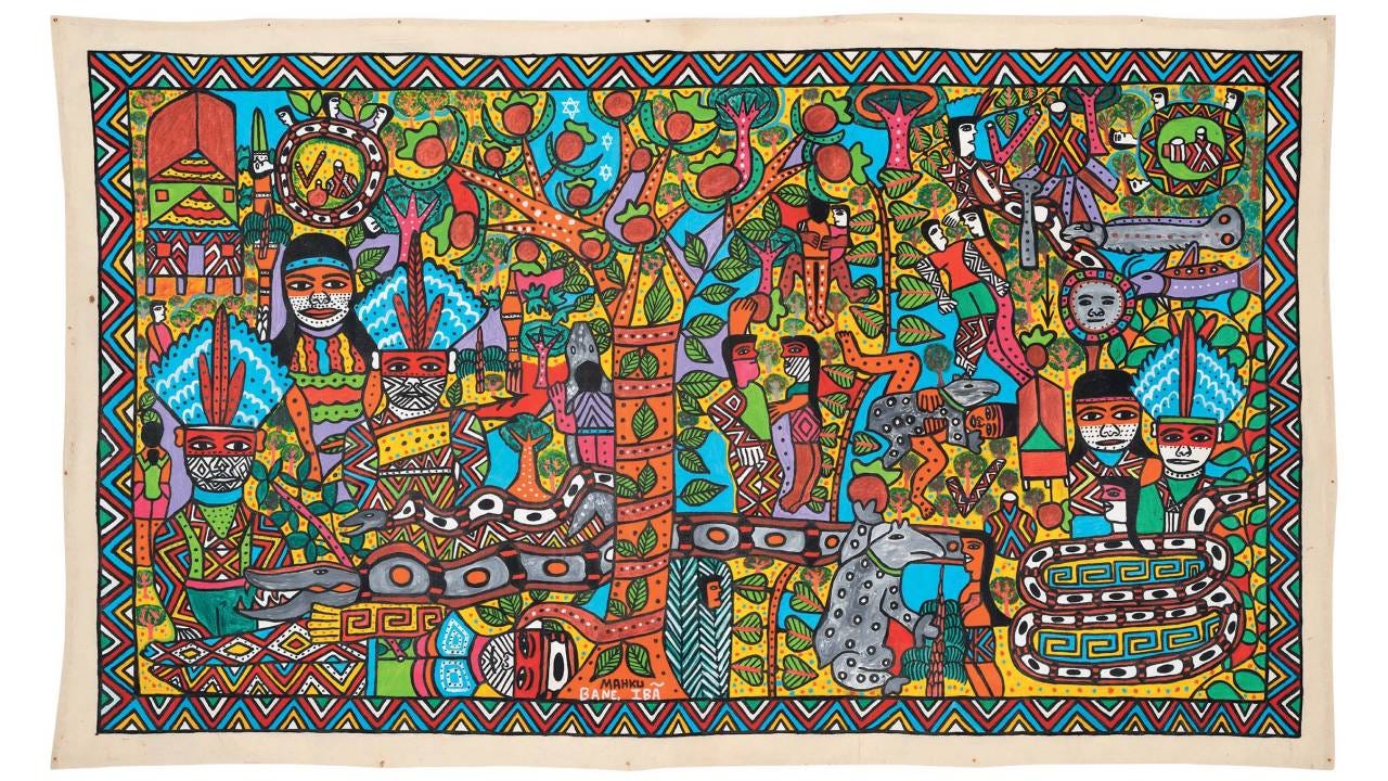 Obra "Yube Inu Yube Shanu" (2020), do Coletivo MAHKU