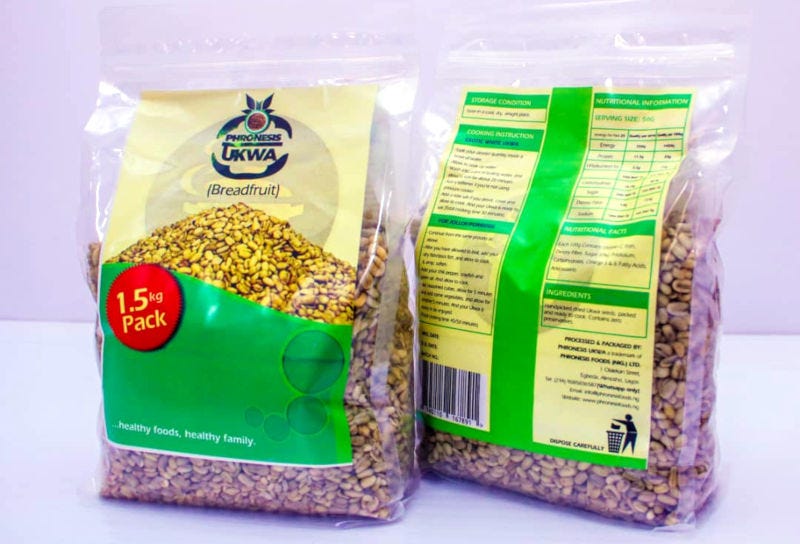 Dried ukwa produced by Phronesis Foods. Dried ukwa produced by Phronesis Foods.