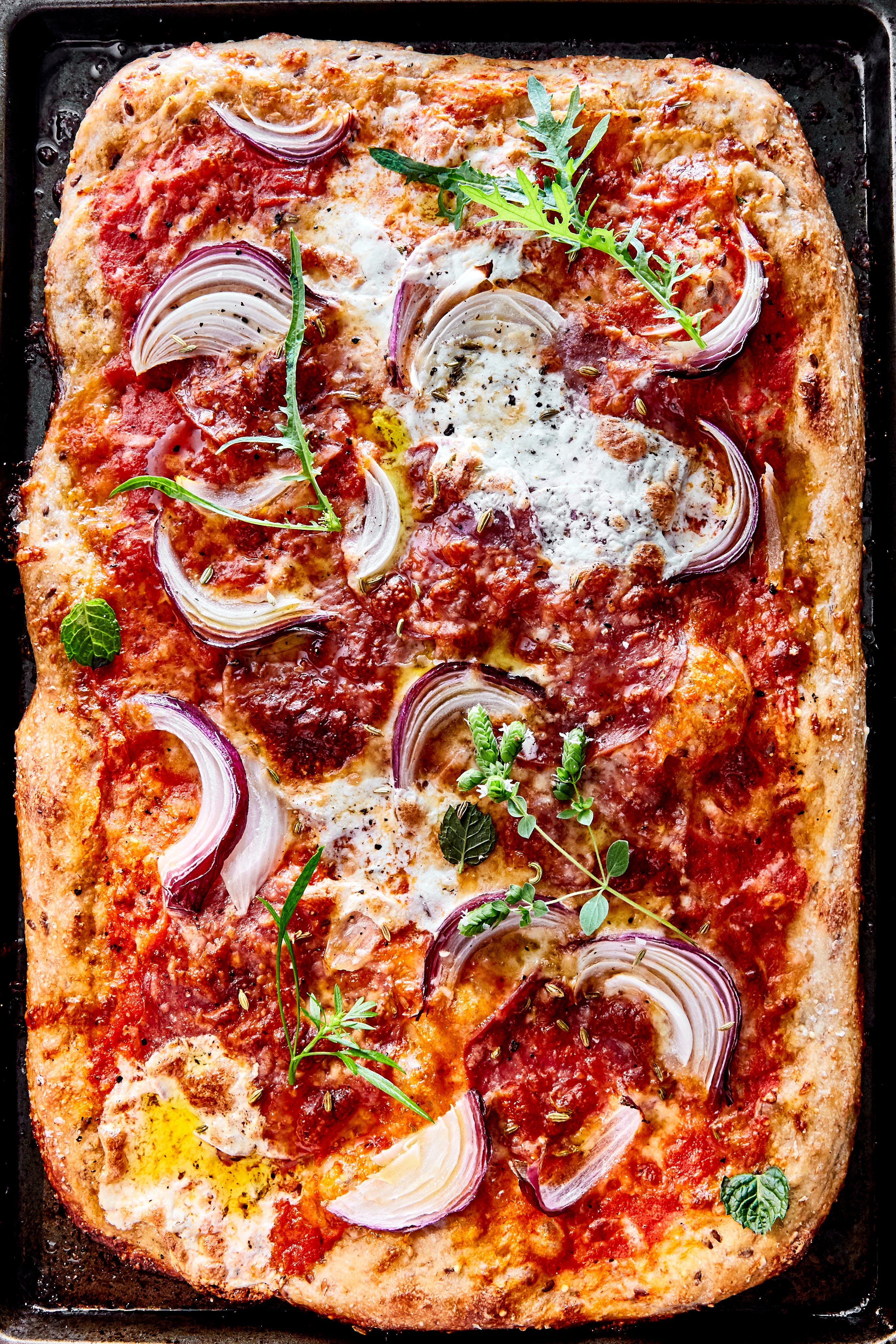 SICILIAN-STYLE PIZZA - EDIBLE LIVING by Sarah Copeland