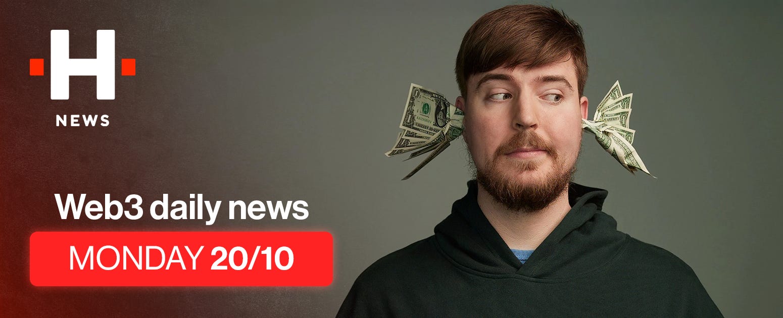 🤯 - MrBeast wants to launch a crypto exchange ? - 20/10/2025