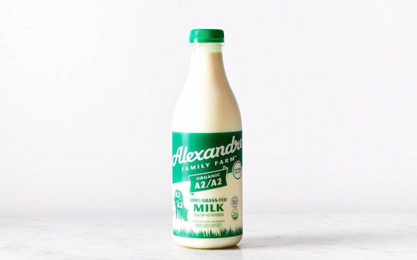 Alexandre Family Farm Organic A2/A2 100% Grass-Fed Milk Alexandre Family Farm Organic A2/A2 100% Grass-Fed Milk