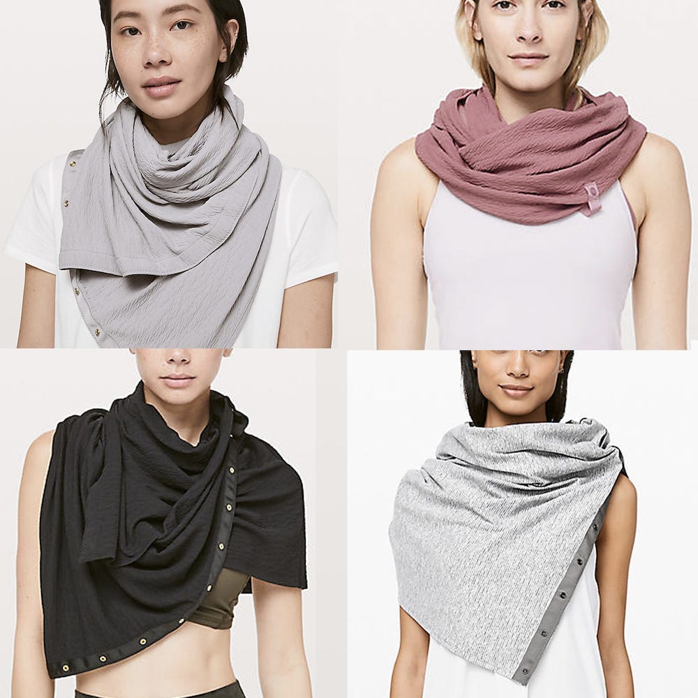 lululemon guide on how to wear a vinyasa scarf lululemon guide on how to wear a vinyasa scarf
