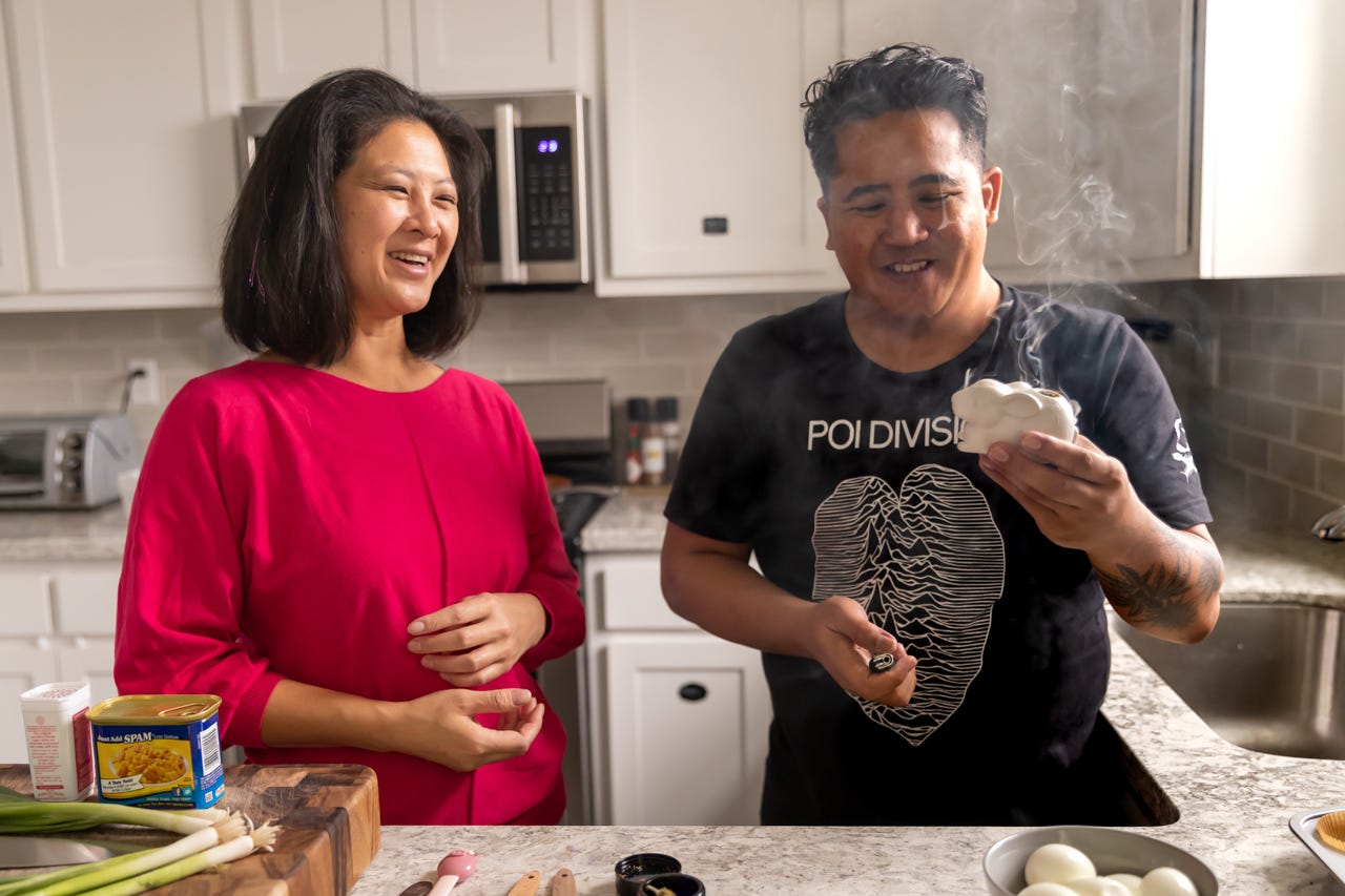 Christina W. with Chef Topher Jacob