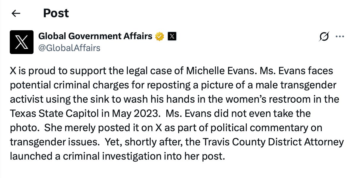 Elon Musk's X Comes to Aid of Texas Activist