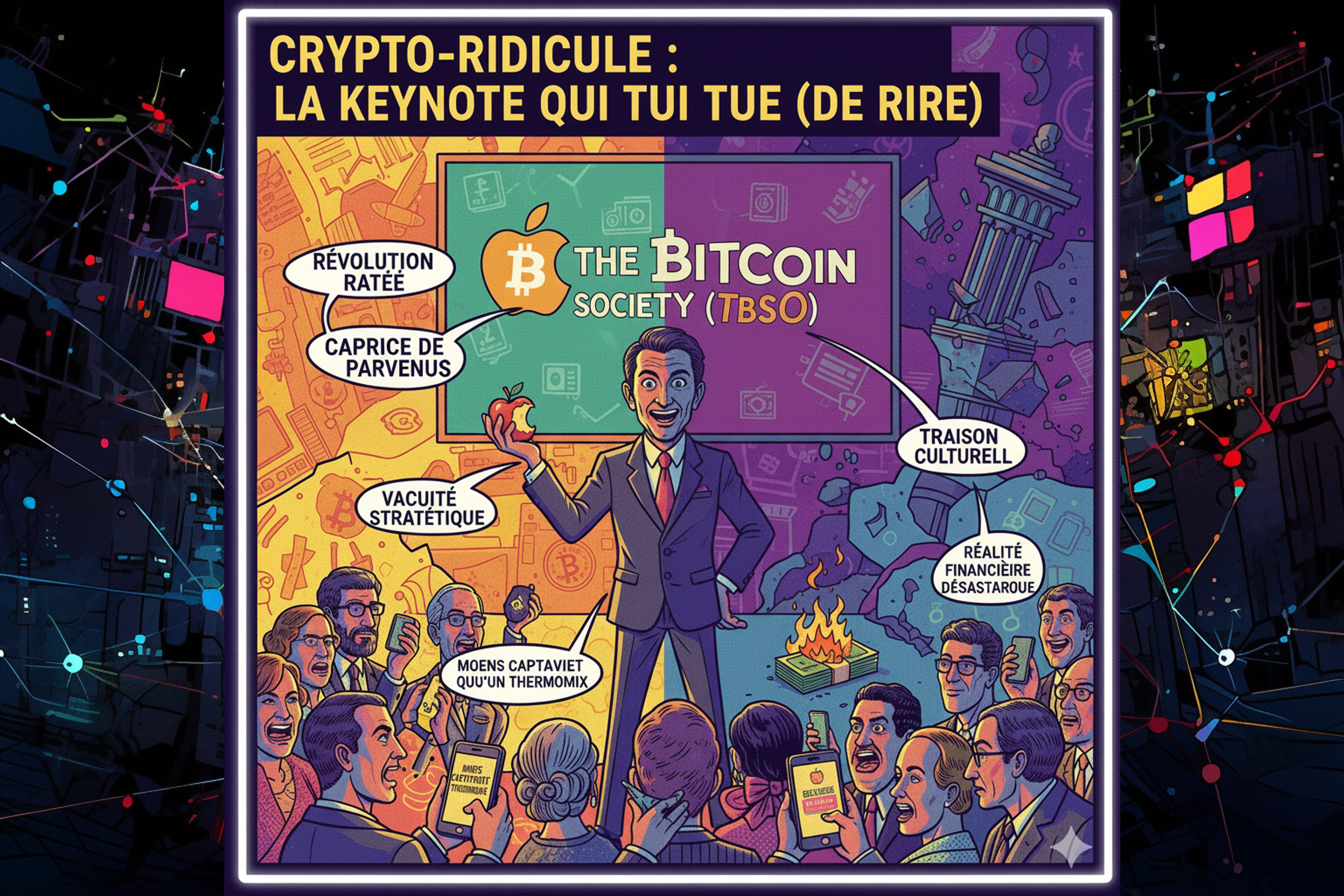 Le Dîner de Cons du Bitcoin Français - by Stéphane Geyres