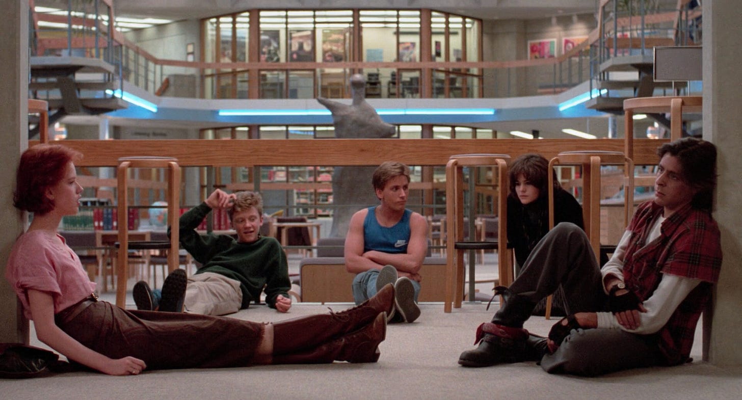 Still from The Breakfast Club