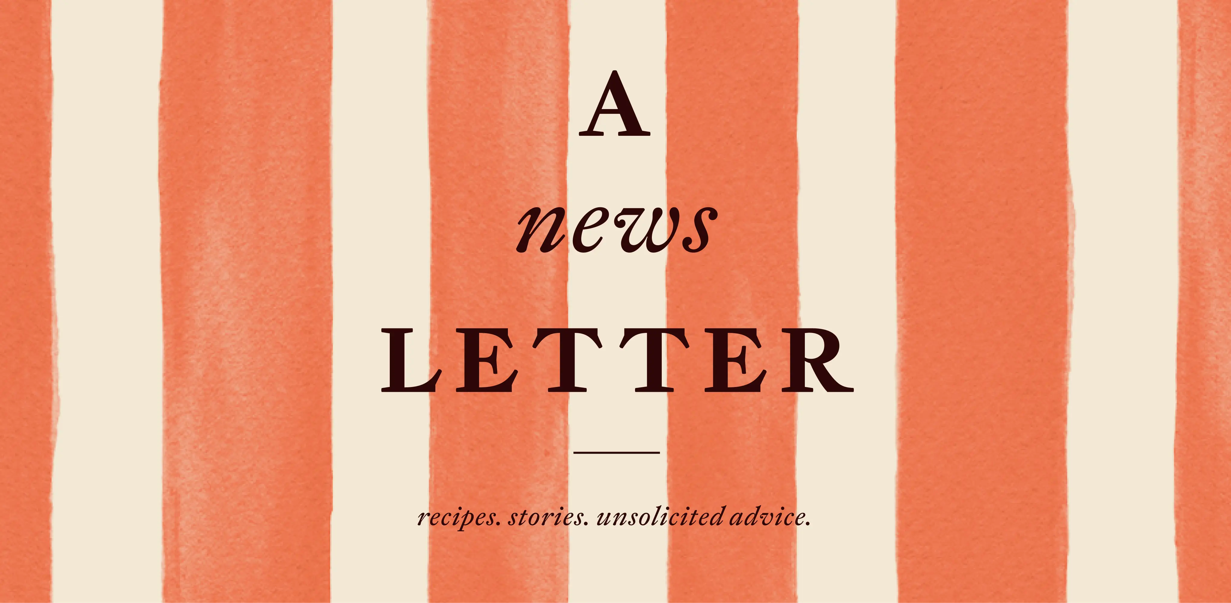 A new home for A Newsletter