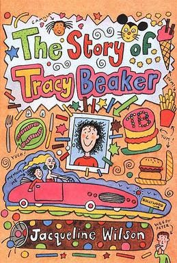 The original cover of "The Story of Tracy Beaker"