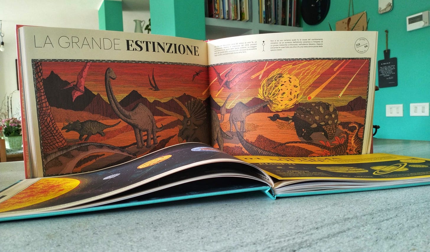 Aina Bestard, Paesaggi perduti della Terra, L’Ippocampo Ragazzi, 2020 Aina Bestard, Paesaggi ignoti del sistema solare, L’Ippocampo ragazzi, 2022